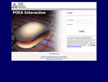 Tablet Screenshot of intra.poea.gov.ph